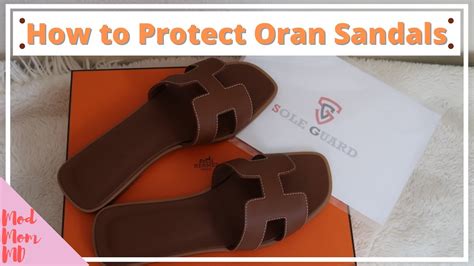 Protecting My Hermès Oran Sandals .